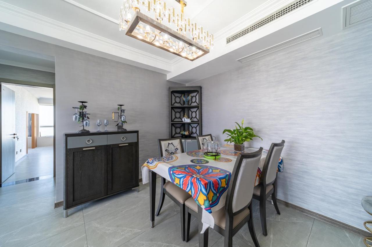 Cloud & Sea Boutique Apartment Rizhao Bagian luar foto