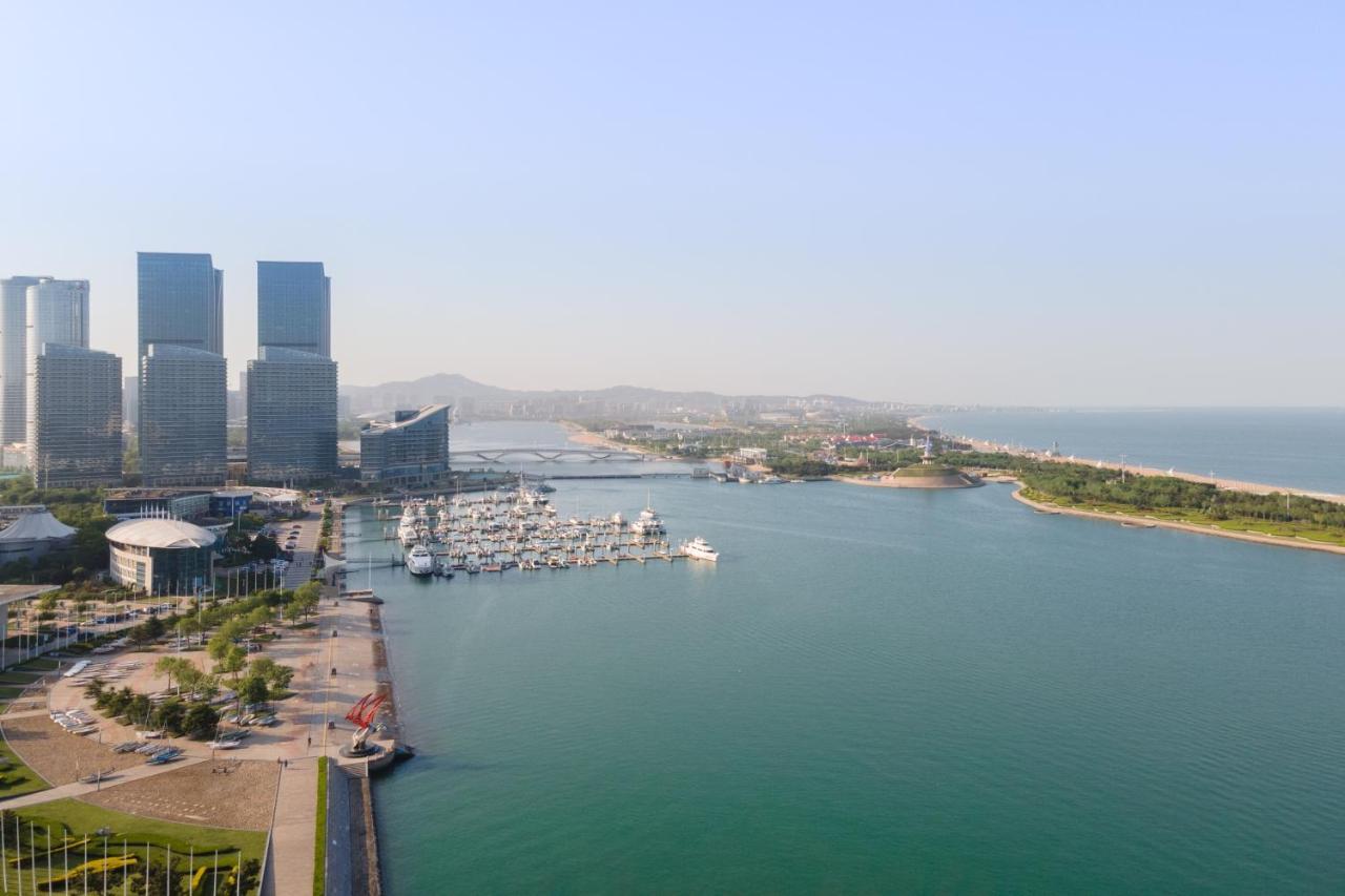 Cloud & Sea Boutique Apartment Rizhao Bagian luar foto