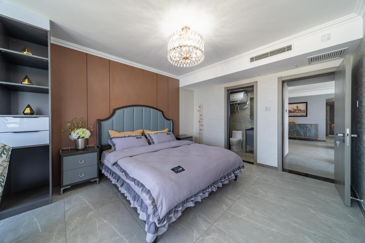 Cloud & Sea Boutique Apartment Rizhao Bagian luar foto